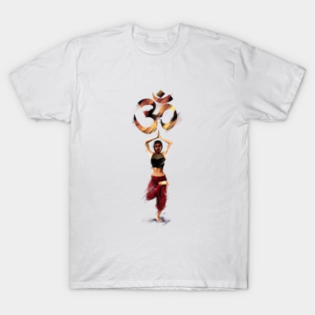 Tree Pose T-Shirt by ILYOart